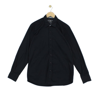 Mens Shirt Slim Fit Long Sleeve