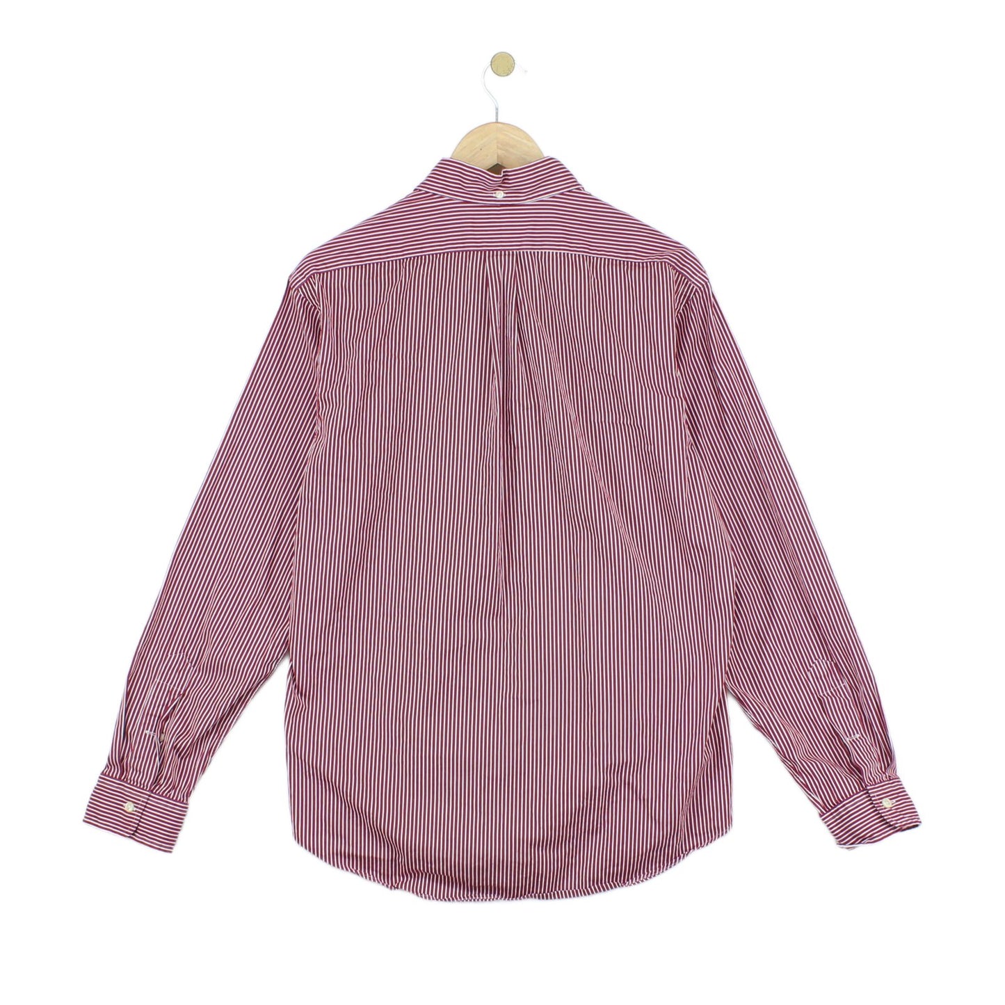 Mens Striped Shirt Slim Fit Button Down