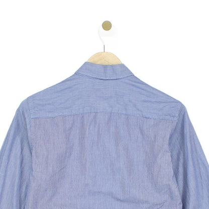 Mens Striped Shirt Long Sleeve Cotton