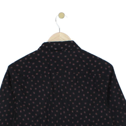 Mens Patterned Shirt Button Up Long Sleeve
