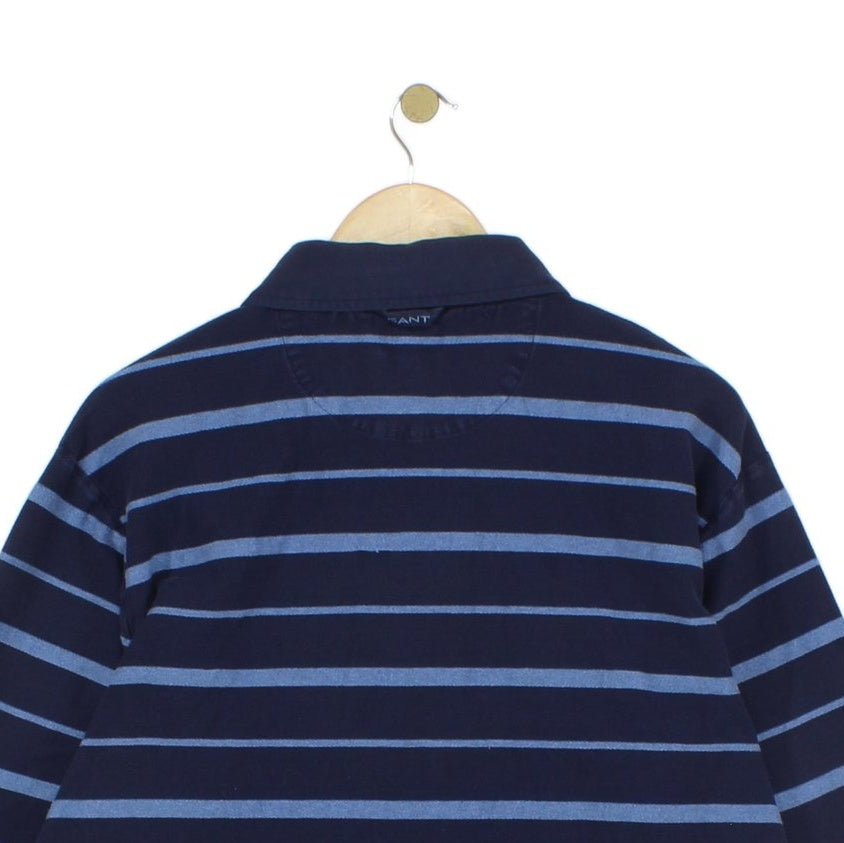 Mens Striped Polo Shirt Long Sleeve