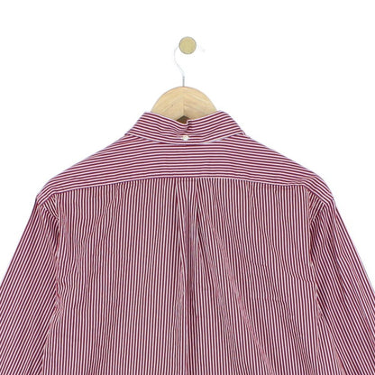Mens Striped Shirt Slim Fit Button Down