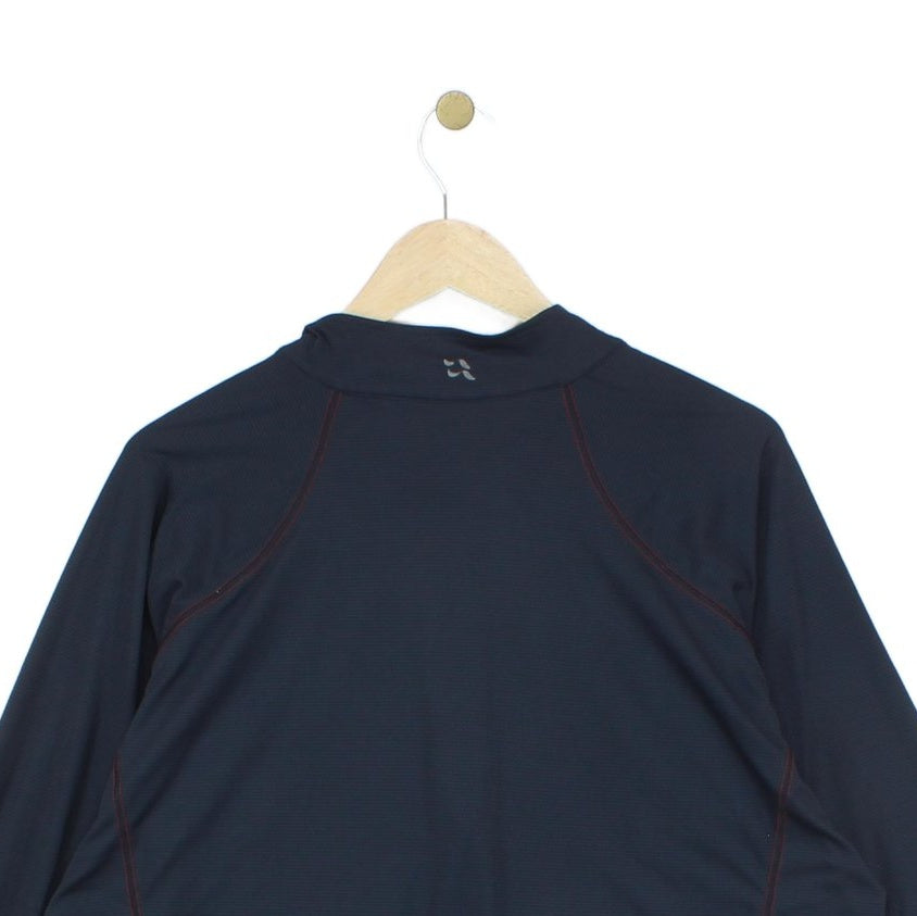 Mens 1/4 Zip T Shirt Outdoor Lightweight Base Layer