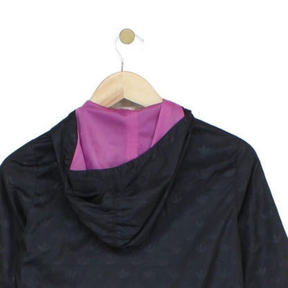 Womens Track Jacket Hooded Full Zip