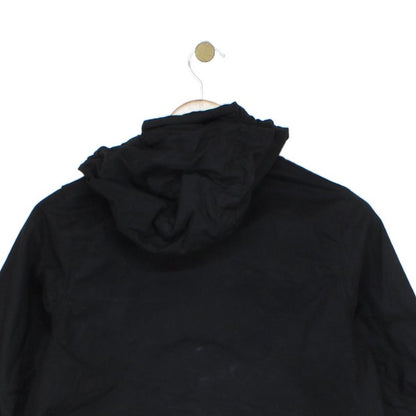 Boys Waxed Jacket Hooded Full Zip Motorcycle Cotton
