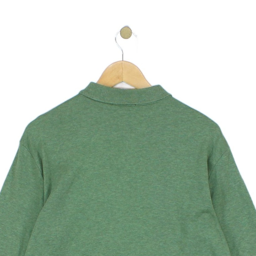 Mens Polo Shirt Custom Fit Long Sleeve Collar