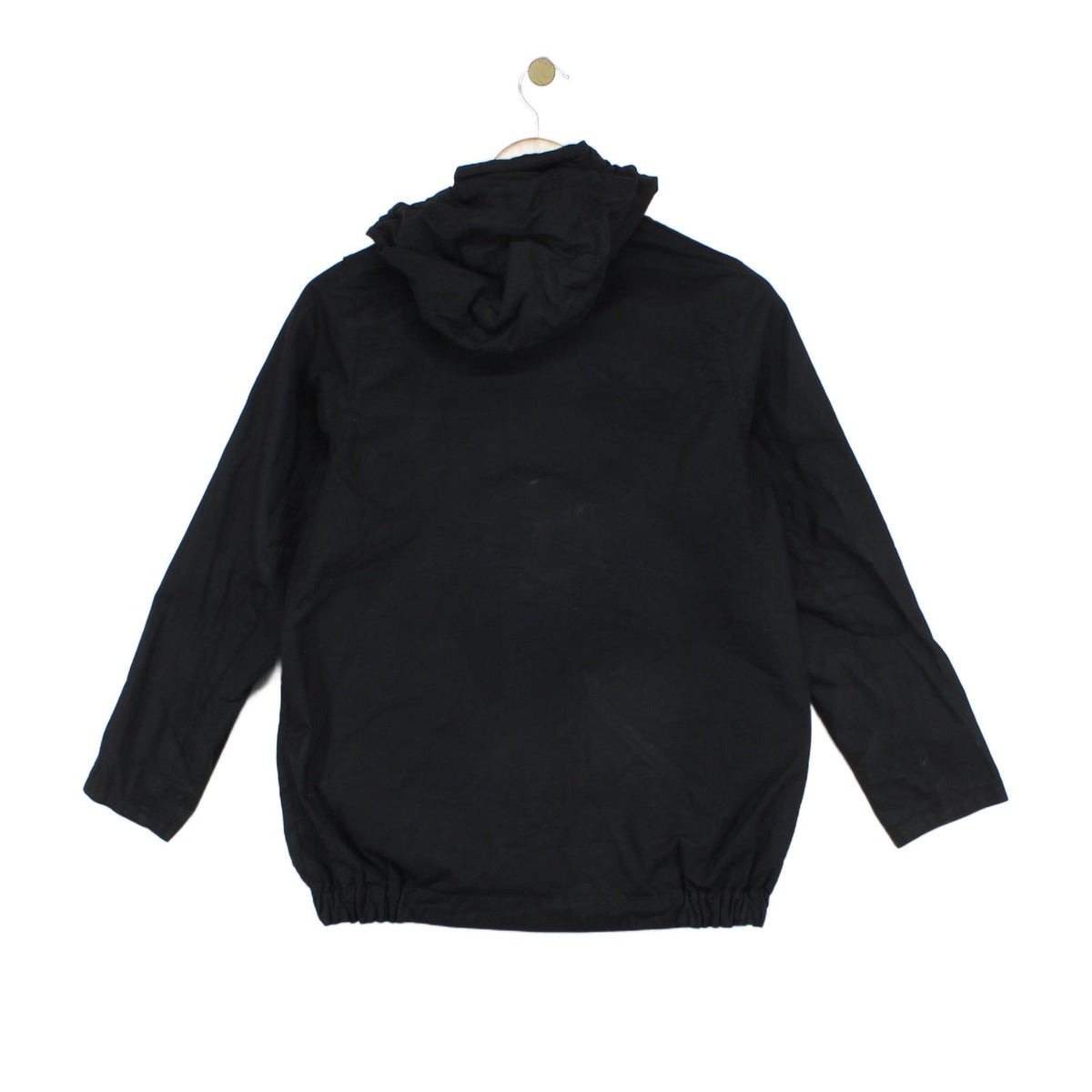 Boys Waxed Jacket Hooded Full Zip Motorcycle Cotton