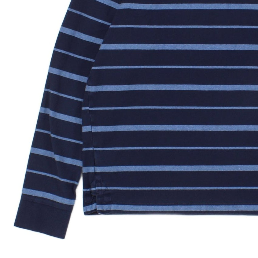 Mens Striped Polo Shirt Long Sleeve