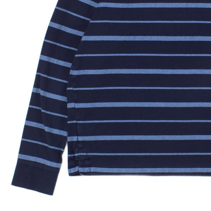 Mens Striped Polo Shirt Long Sleeve