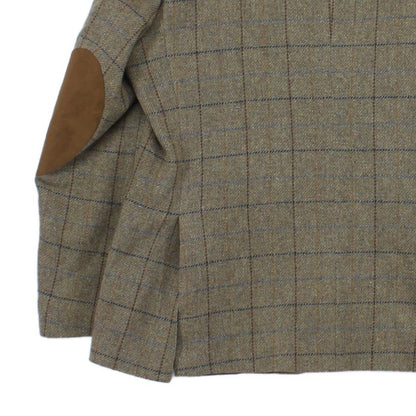Mens Tweed Blazer Check Wool
