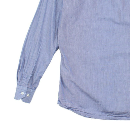 Mens Striped Shirt Long Sleeve Cotton
