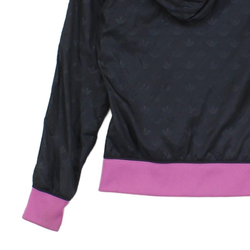 Womens Track Jacket Hooded Full Zip