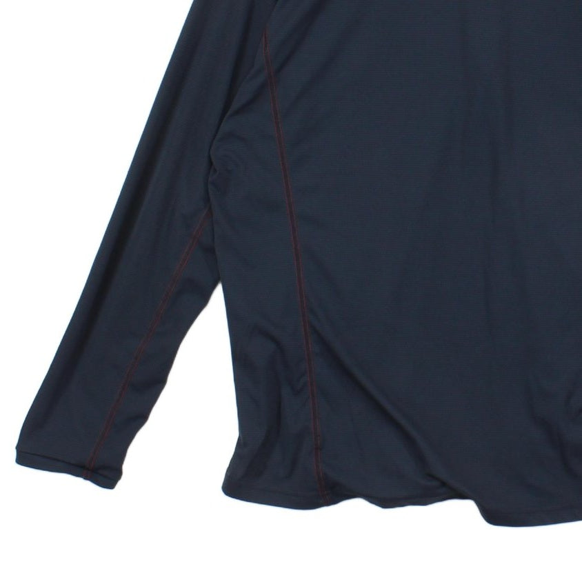 Mens 1/4 Zip T Shirt Outdoor Lightweight Base Layer