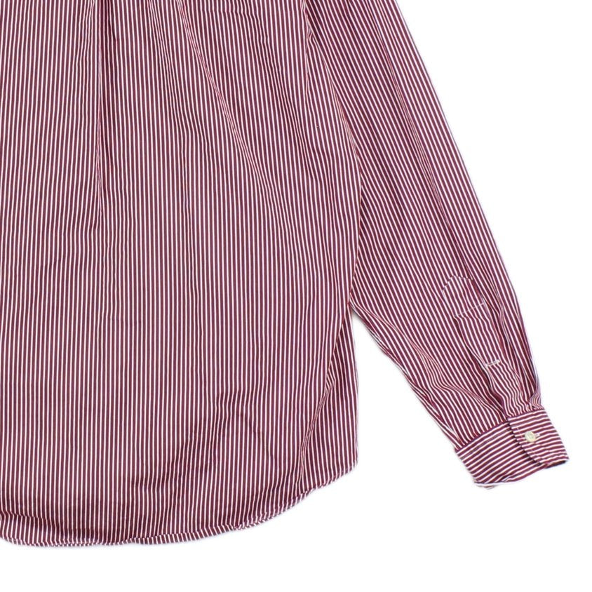 Mens Striped Shirt Slim Fit Button Down