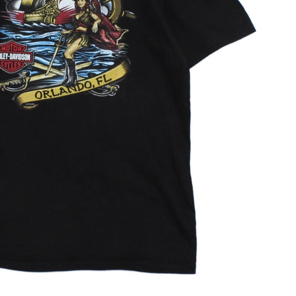 Mens T-Shirt  Biker Graphic Skull