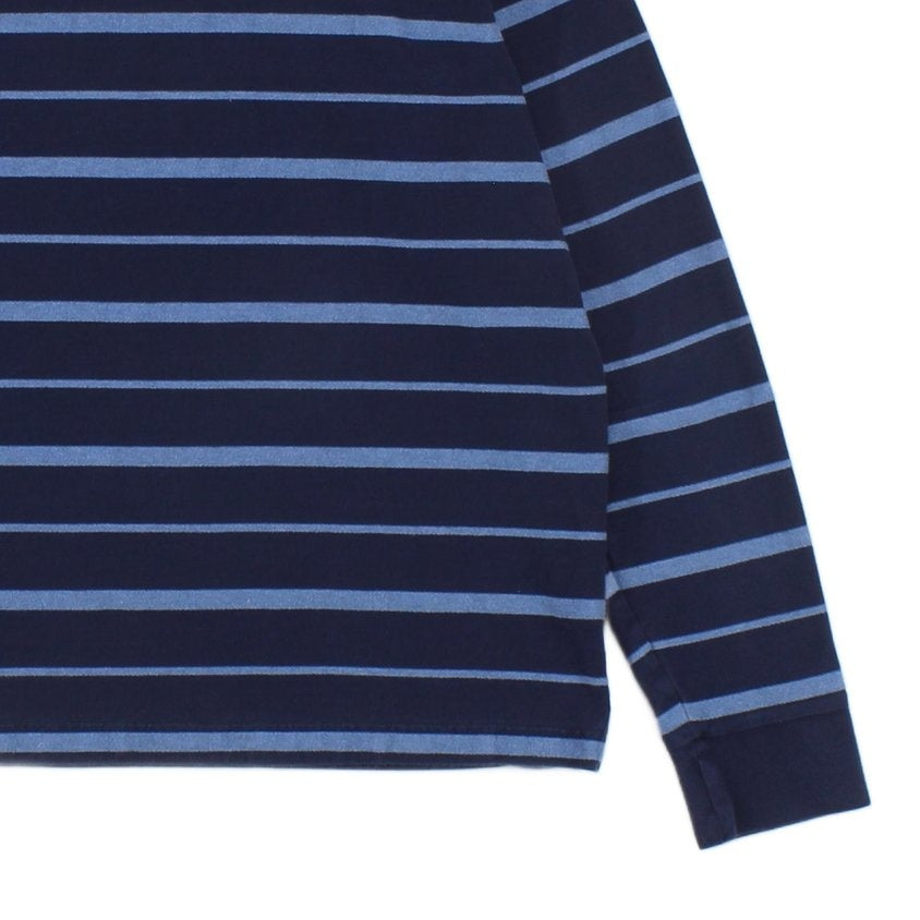 Mens Striped Polo Shirt Long Sleeve