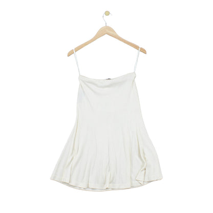 Womens Dress Skirt Silk A-Line