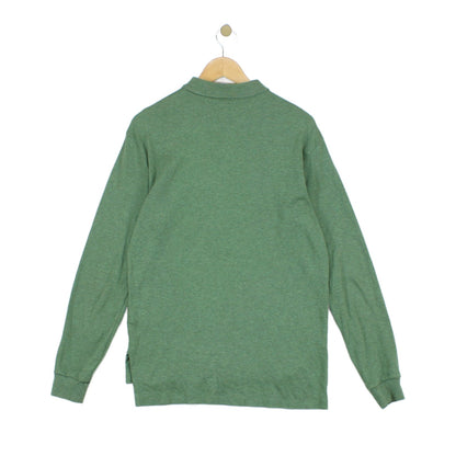 Mens Polo Shirt Custom Fit Long Sleeve Collar