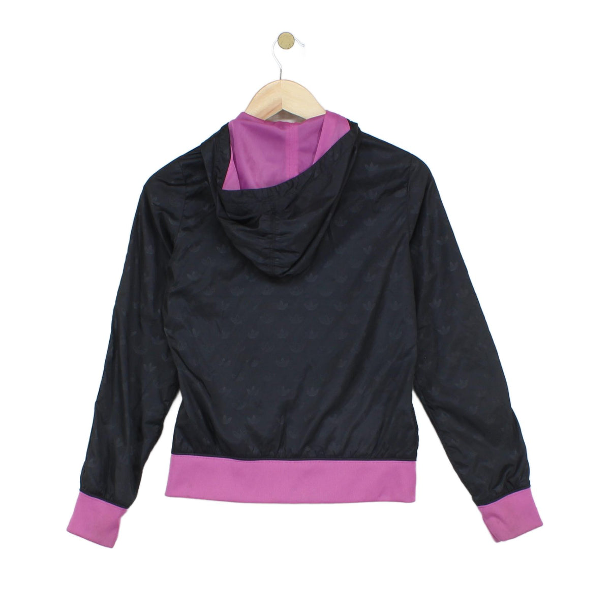 Womens Track Jacket Hooded Full Zip