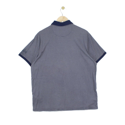 Mens Patterned Polo Shirt Short Sleeve