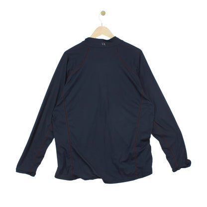 Mens 1/4 Zip T Shirt Outdoor Lightweight Base Layer