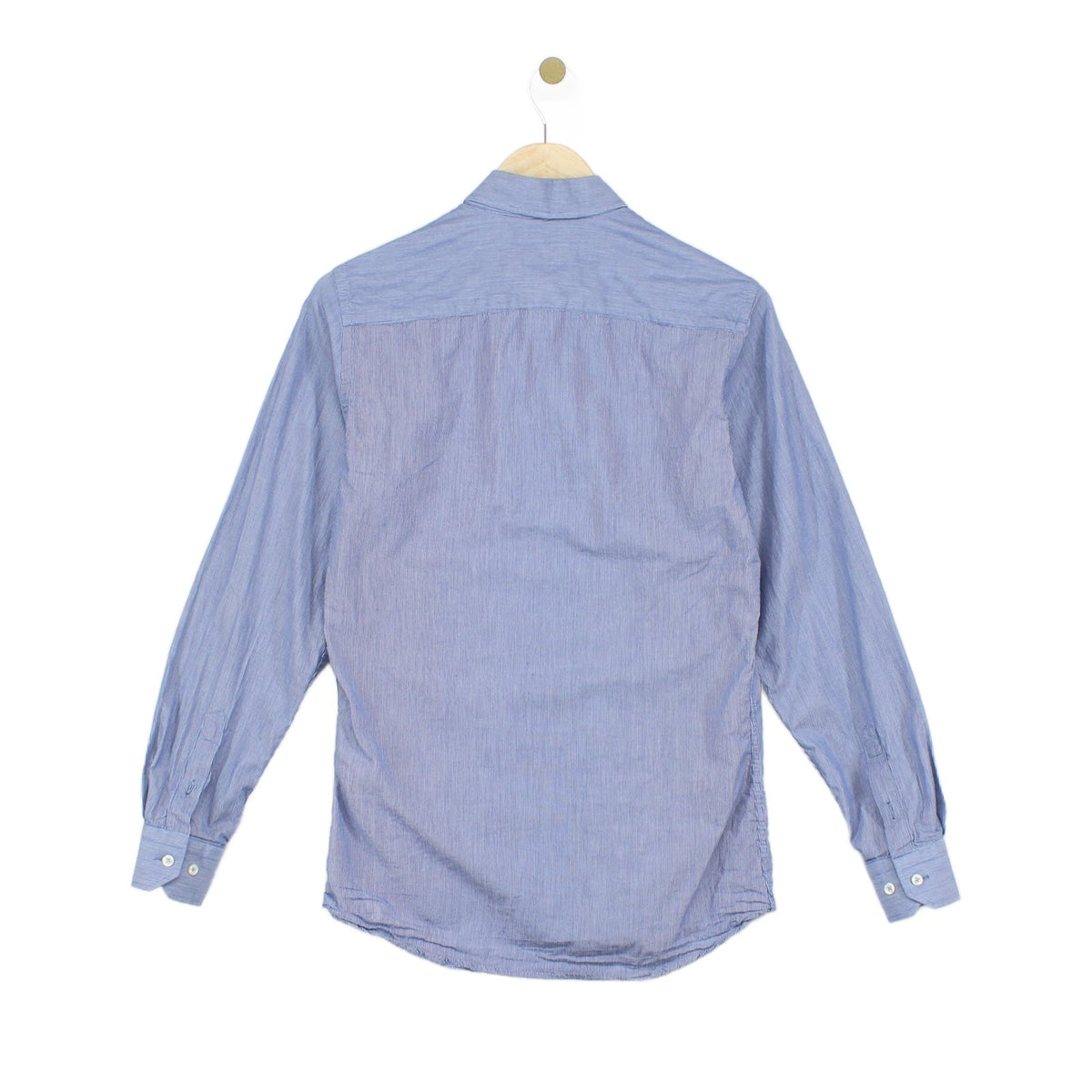 Mens Striped Shirt Long Sleeve Cotton