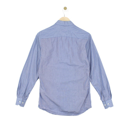 Mens Striped Shirt Long Sleeve Cotton