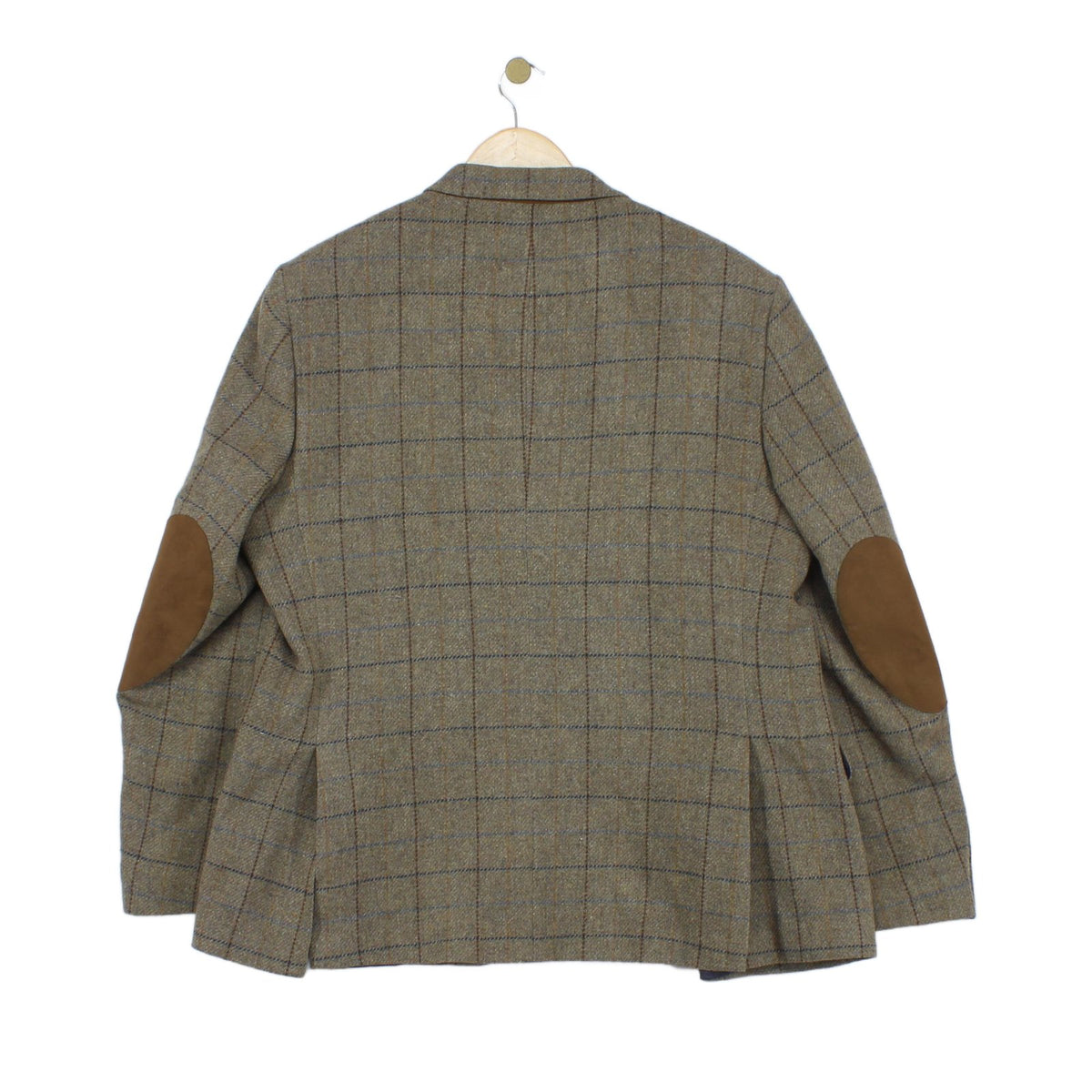 Mens Tweed Blazer Check Wool