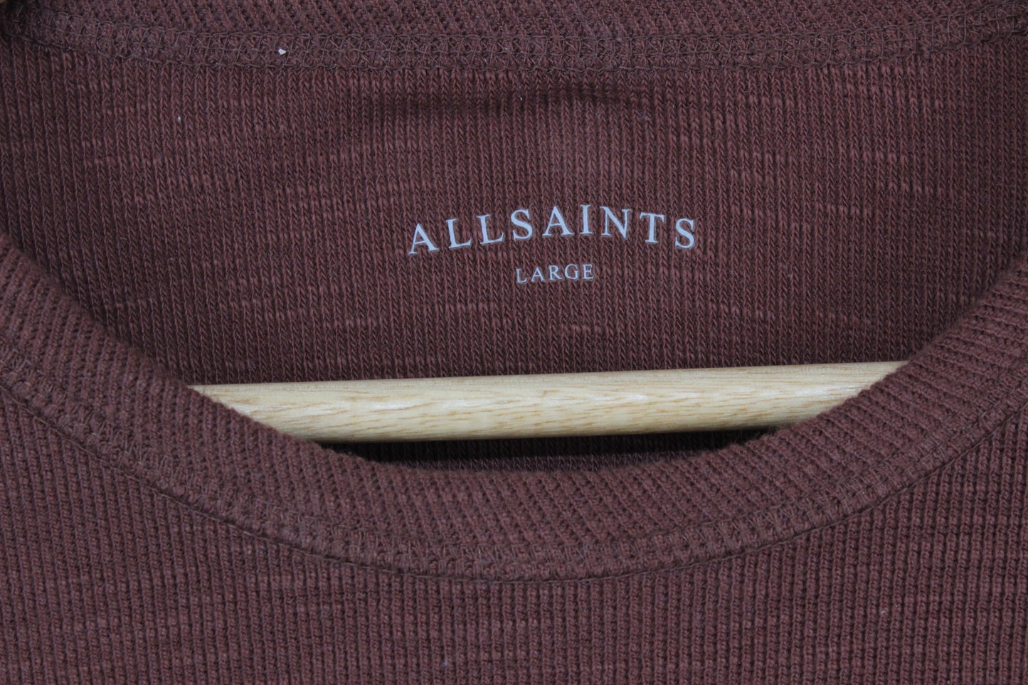 Mens Ribbed T-Shirt Logo Short Sleeve Stretch