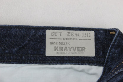 Mens Kyayver Jeans Denim Slim Carrot