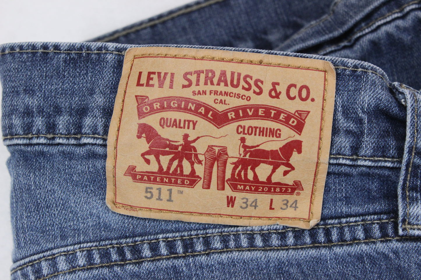 Mens 511 Jeans Slim Fit Stretch Denim Classic