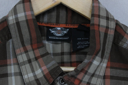 Mens Check Shirt  Short Sleeve