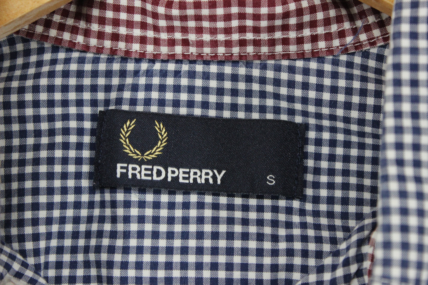 Mens Shirt Gingham Check 80S Casuals