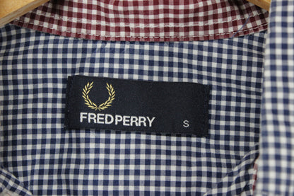 Mens Shirt Gingham Check 80S Casuals