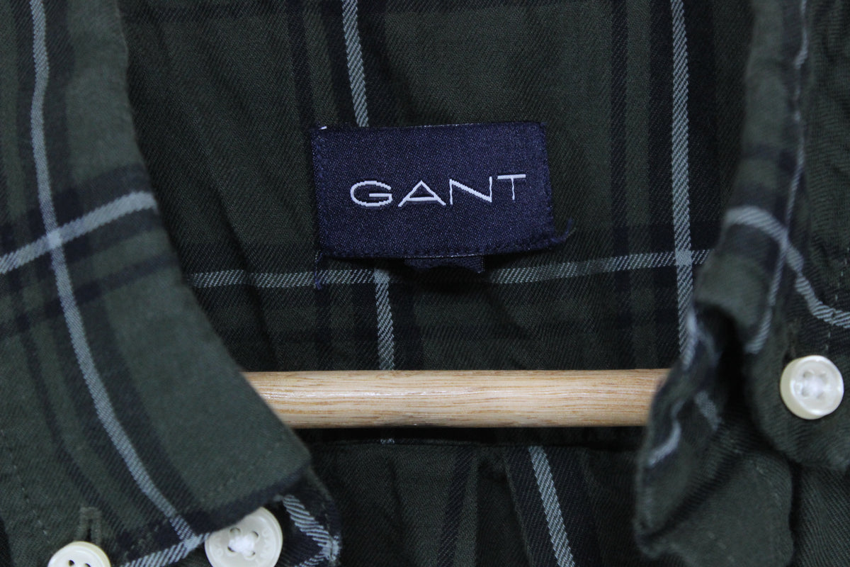 Mens Plaid Shirt Button Up Long Sleeve