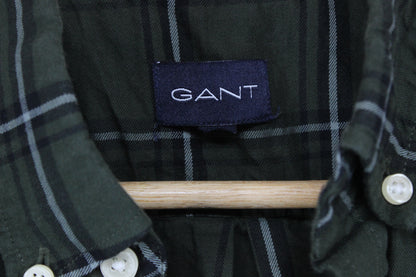 Mens Plaid Shirt Button Up Long Sleeve