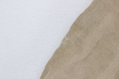 Mens Sherpa Corduroy Jacket Snap Lined