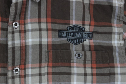 Mens Check Shirt  Short Sleeve