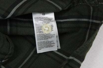 Mens Plaid Shirt Button Up Long Sleeve