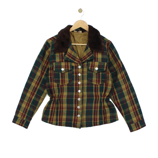 Womens Wool Jacket Wool Blend