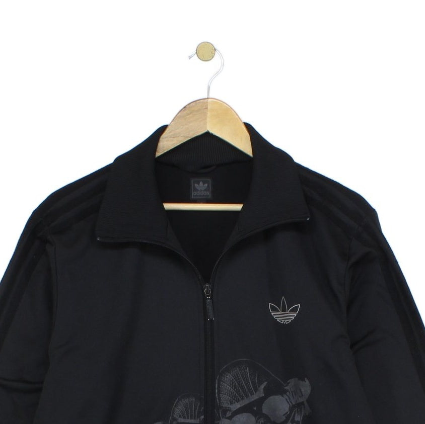 Mens Track Jacket Full Zip Skulls