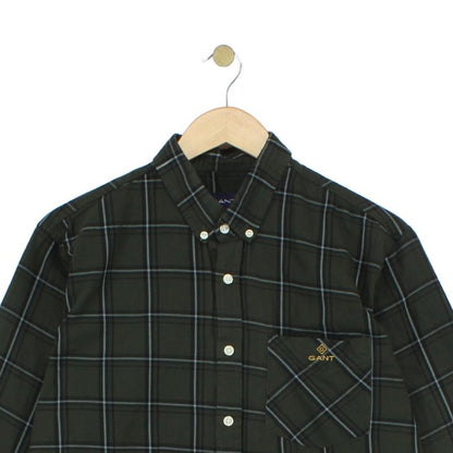 Mens Plaid Shirt Button Up Long Sleeve