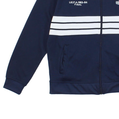 Mens Track Jacket Full Zip Football Retro