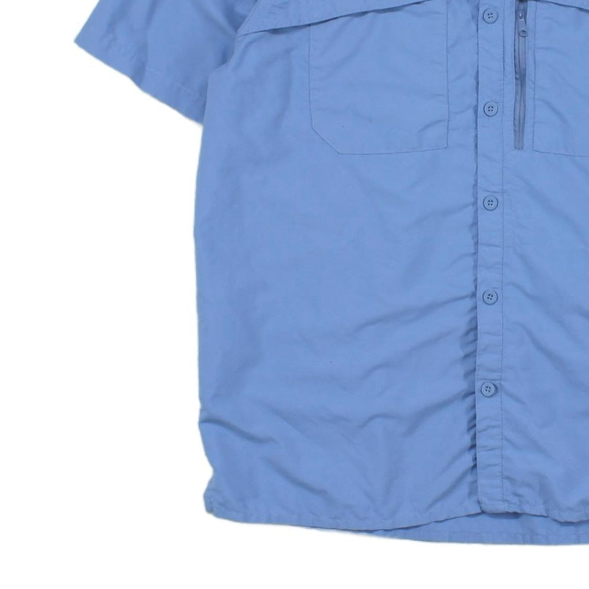Mens Hiking Shirt Collared Casual Short Sleeve