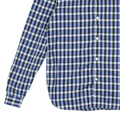 Mens Check Shirt Button Down Plaid