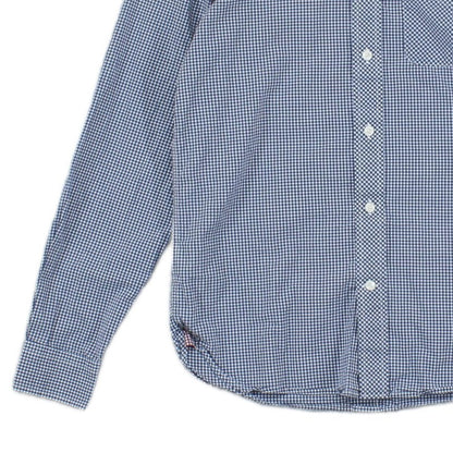 Mens Shirt Gingham Check 80S Casuals