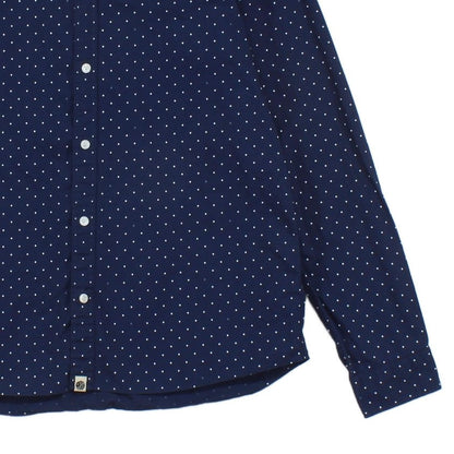 Mens Polka Dot Shirt Button Up Slim Fit