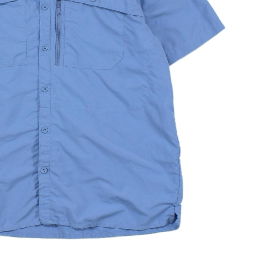 Mens Hiking Shirt Collared Casual Short Sleeve