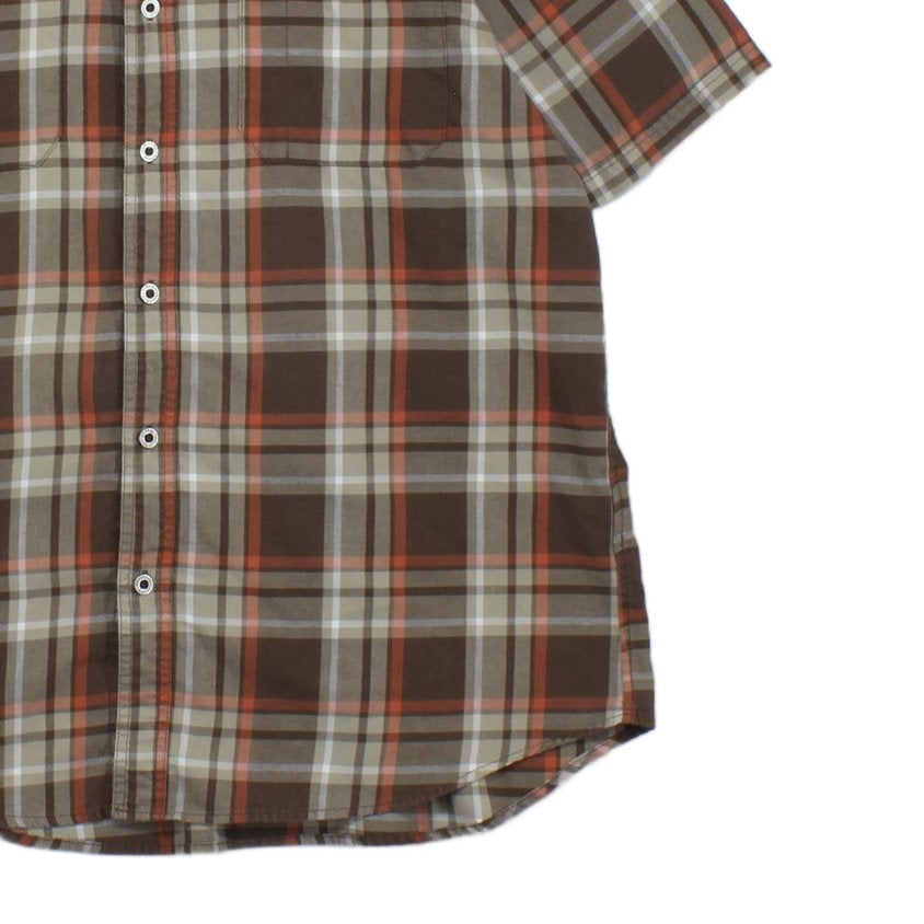 Mens Check Shirt  Short Sleeve