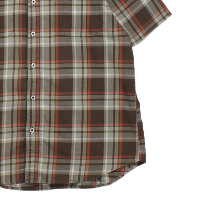 Mens Check Shirt  Short Sleeve